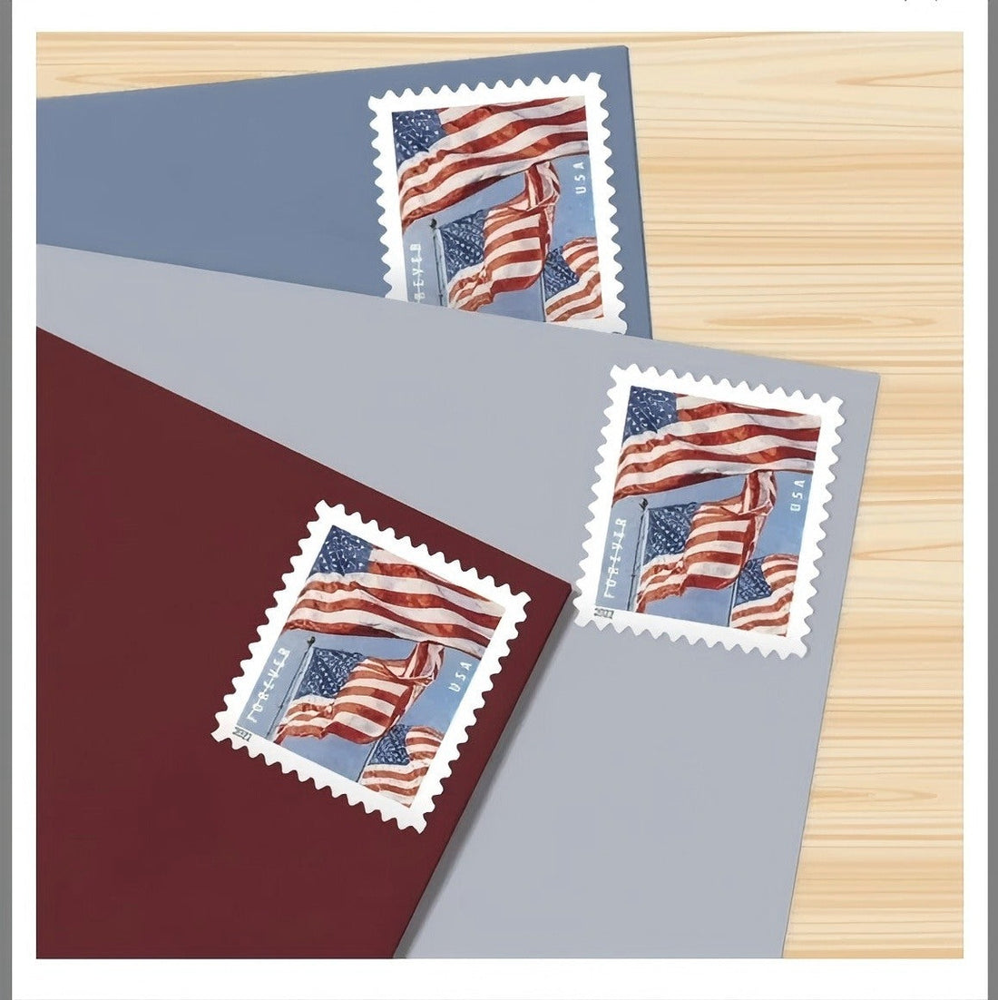 U.S. Flag Forever Postage Stamps,at Timeless Shop