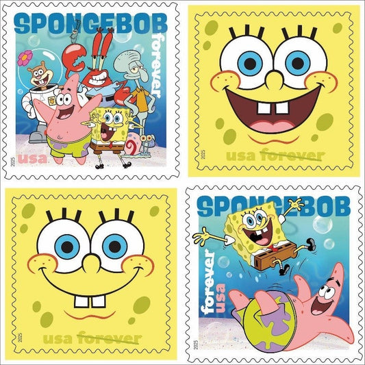 Releases SpongeBob Forever Stamps