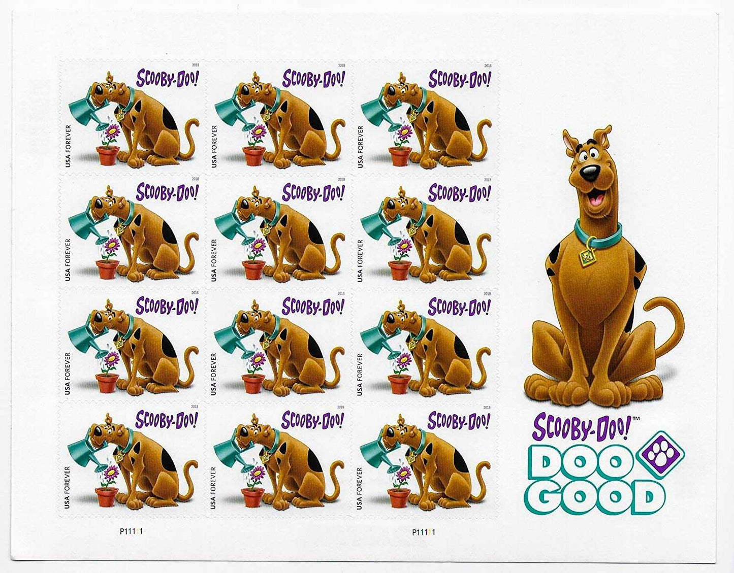 2018 Scooby-Doo Forever Postage Stamps 100 pcs