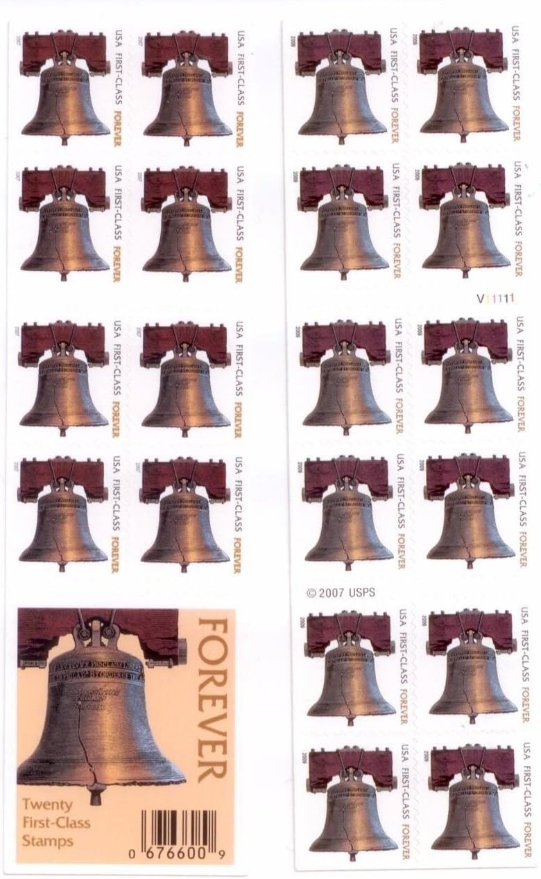 2008 Liberty Bell Forever Postage Stamps 100 pcs