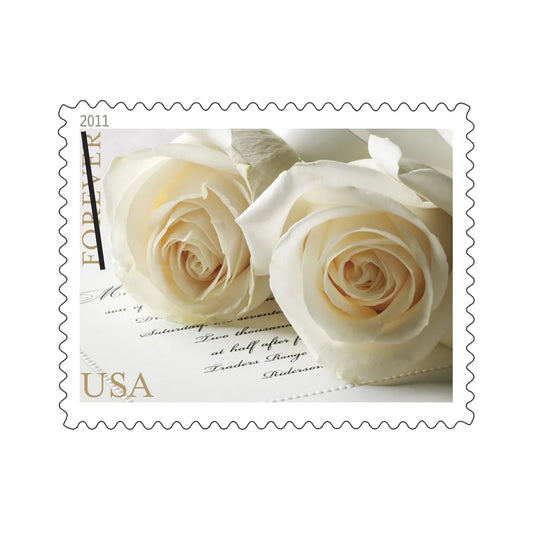 2011  Wedding Roses Forever Postage Stamps 100 pcs
