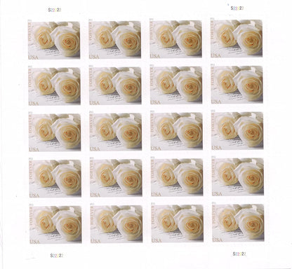 2011  Wedding Roses Forever Postage Stamps 100 pcs